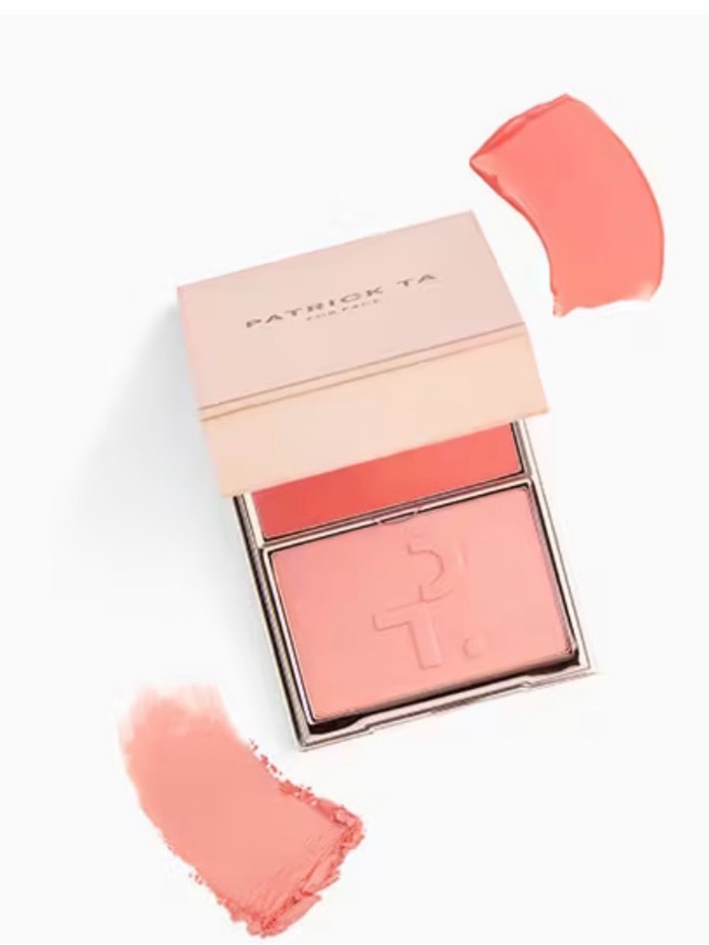 🧡2/$40 PATRICK TA BEAUTY Major Headlines Double-Take Crème & Powder Blush Duo